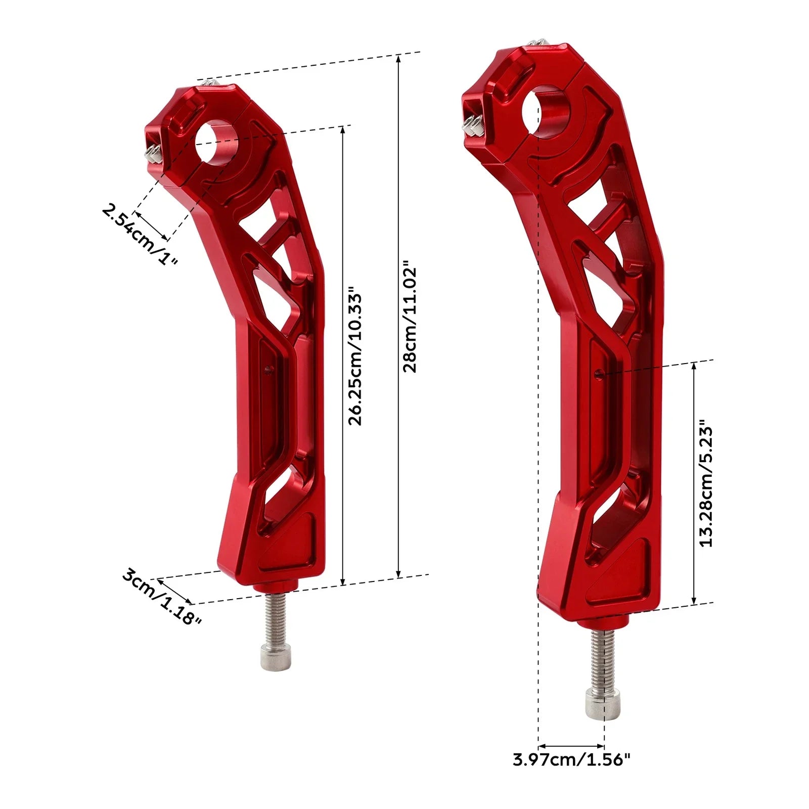 1" Handlebar Riser Clamp for Harley Softail Dyna Low Rider (1999-2017)
