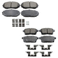 Set of 4 Akebono ProACT Ceramic Brake Pads for Edge MKX CX-7 CX-9 (2007–2020)