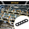 Set of 5 Oil Seal Rotary Shaft Seal NBR Rubber 32x62x7mm