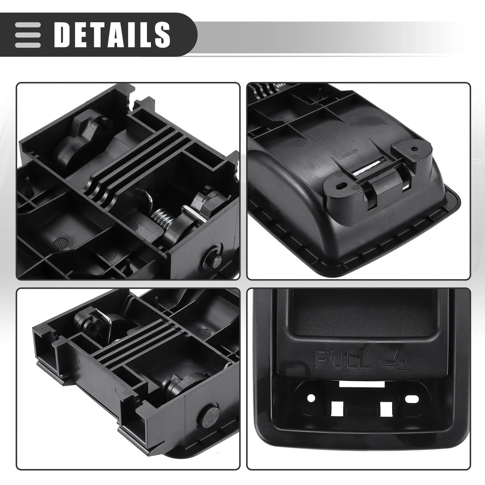 Seat Latch Release Handle for Toyota Sienna (2014–2018) No. 7290908011C0 Black