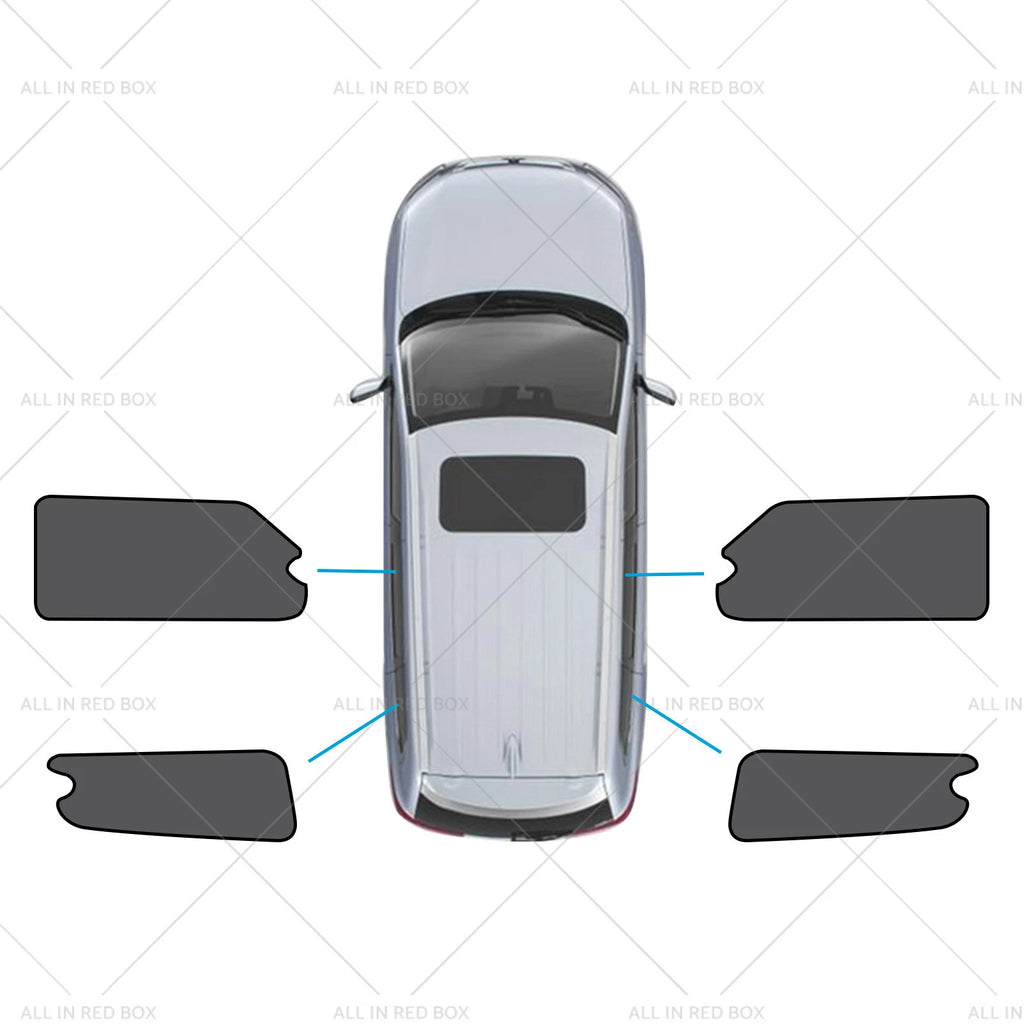 4X Car Window Shades for LDV G10 (2014–Present) Rear & Triangular
