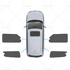 4X Car Window Shades for LDV G10 (2014–Present) Rear & Triangular