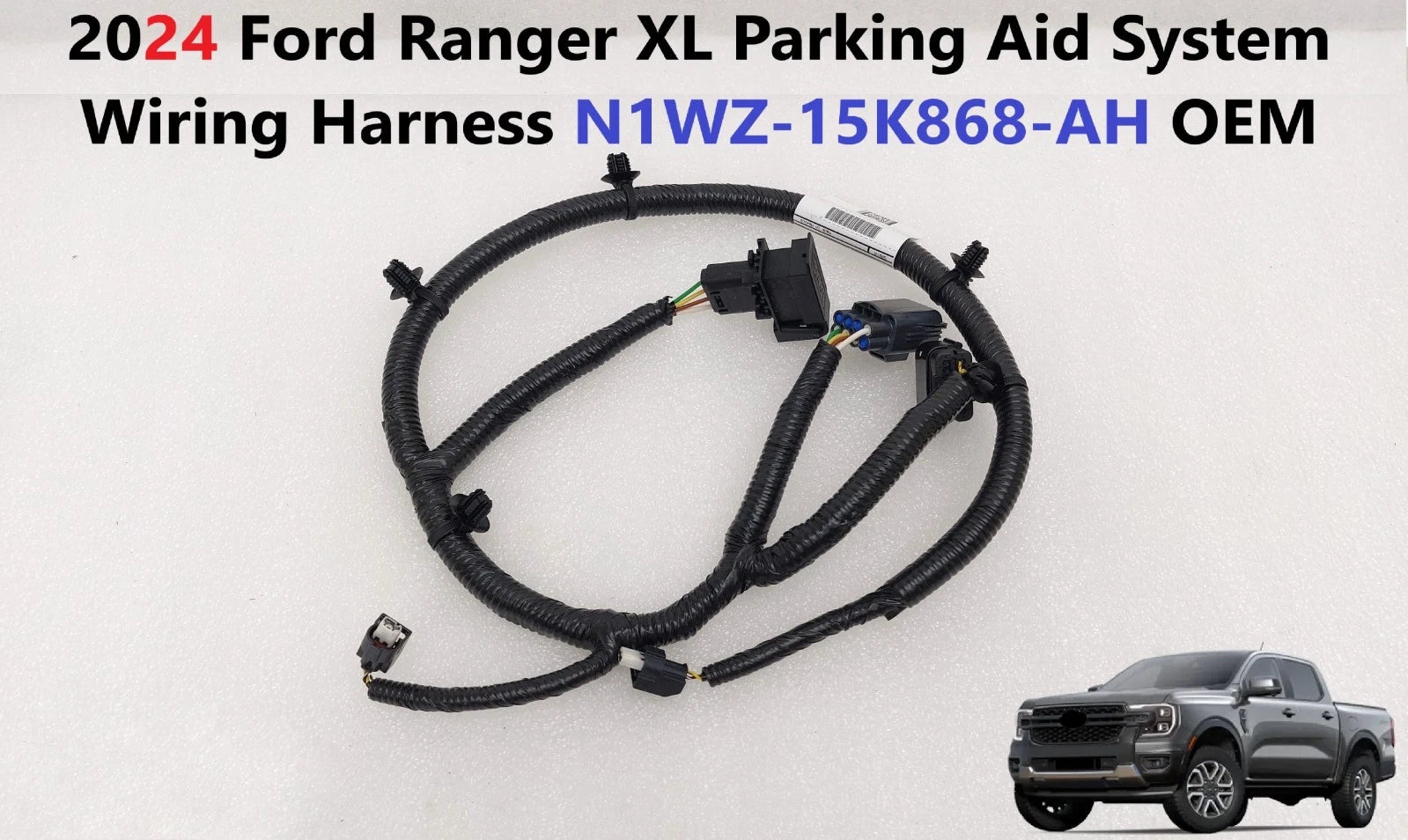 Rear Parking Aid System Wiring Harness for Ford Ranger XL (2024–2025) N1WZ-15K868-AH