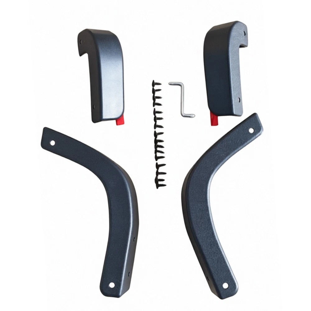 4X Mud Flap Delete for Chevrolet Silverado 1500 (2019–2024)