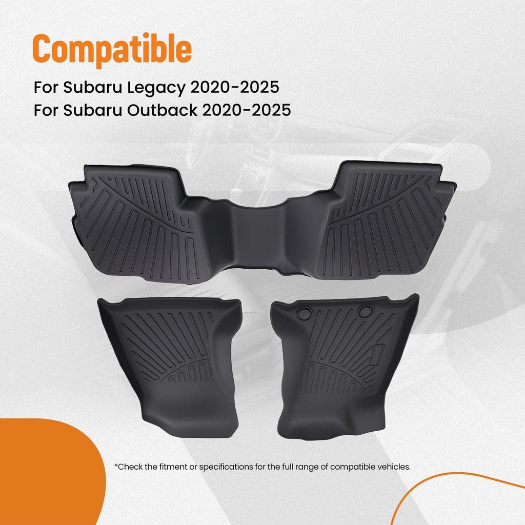 All Weather Floor Mats Liner for Subaru Legacy Outback (2020–2025) Waterproof