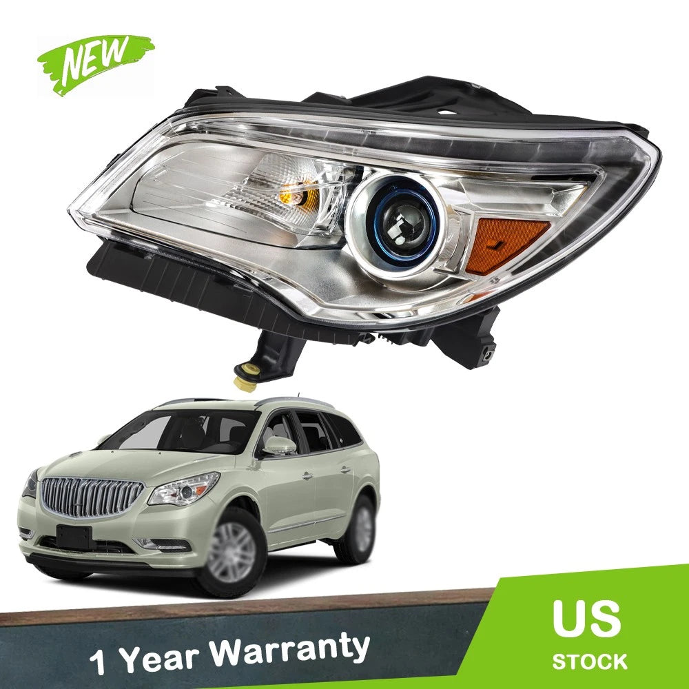 Driver Side Headlight for Buick Enclave (2013–2017) HID/Xenon LED DRL