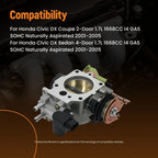Throttle Body for Honda Civic DX 1.7L (2001–2005) 16400-PLR-A54