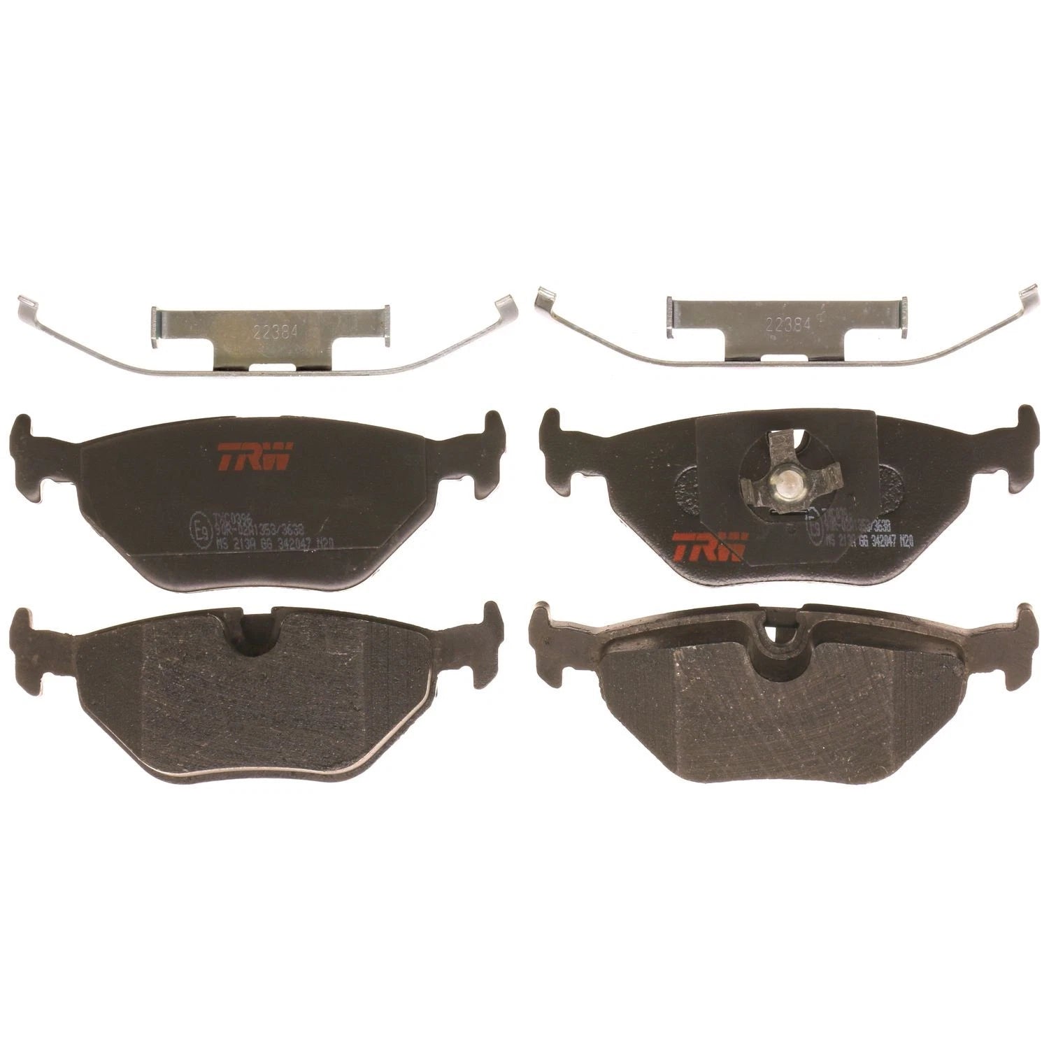 Set of 4 Disc Brake Pads for BMW 325i (1992–1994)