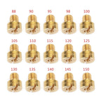 15Pcs Carburetor Main Jet Repair Parts for Mikuni VM22 VM24 VM26 VM30