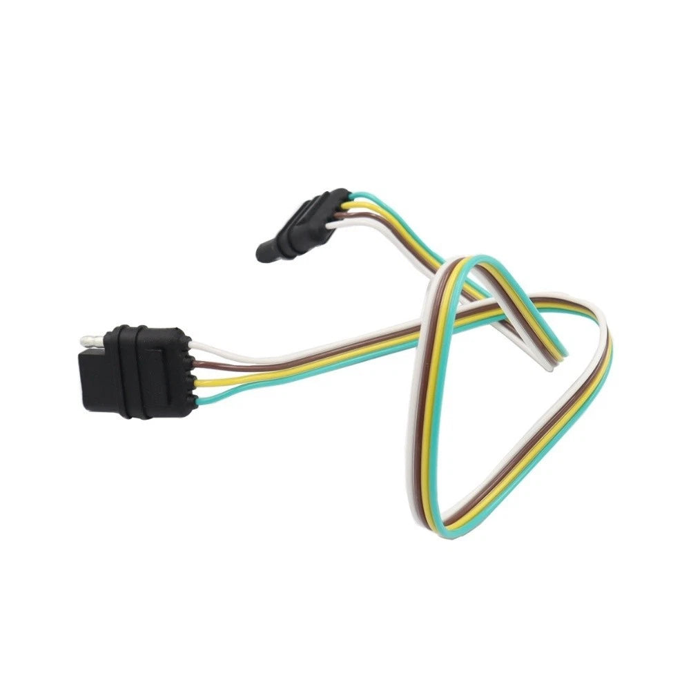 4 Pin Trailer Wiring Extension Cord for SAE Power (Male/Female)