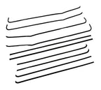 Door Window Felt Rubber Beltline Kit for 1955-1957 Chevy Bel Air 2-Door Sedan