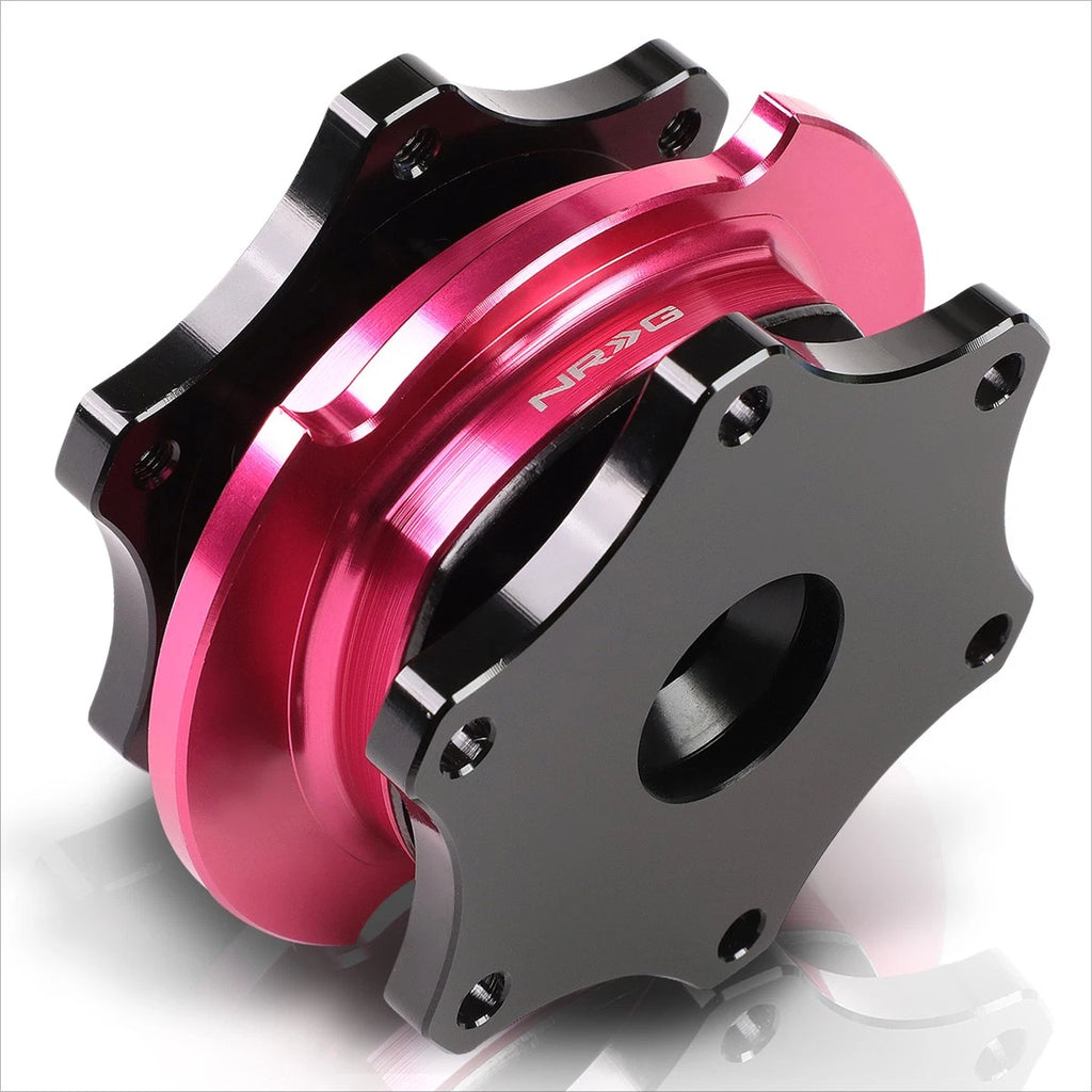 NRG Innovations SRK-R200BK-PK Quick Release Adapter for D Shaped Wheel (SFI 42.1)