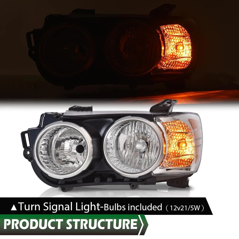 Chrome Bezel Headlight Lamp for Chevrolet Sonic (2012–2016)
