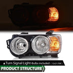 Chrome Bezel Headlight Lamp for Chevrolet Sonic (2012–2016)