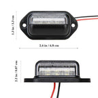 10Pc LED License Plate Light Bulb for Universal Cars and Trucks