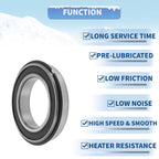 6012NR2RS Deep Groove Ball Bearing for Scooter Skateboard (60x95x18mm)