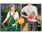 Removable Padded Harness Strap with Metal Hook for Yard Tools (Compatible)