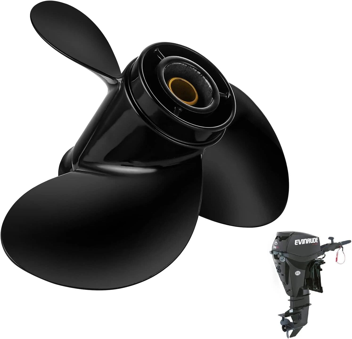 9 1/4 x 10 Outboard Propeller for Evinrude 8-15HP (RH, 778772)