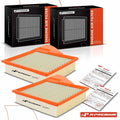 2X Engine Air Filter for Ford Mustang (2010–2014) Flexible Pane