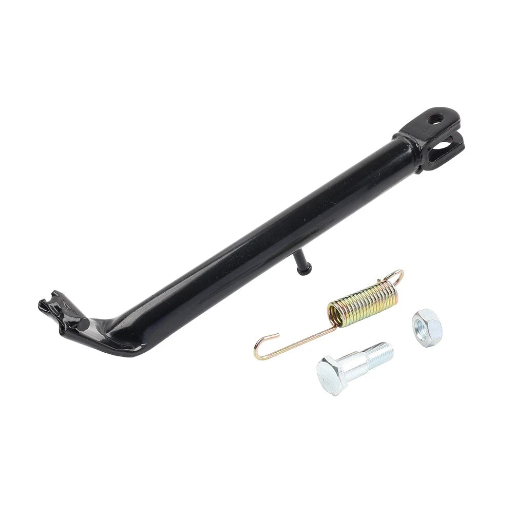 Side Support Stand Kickstand with Spring Bolts for Honda CG125 CB125