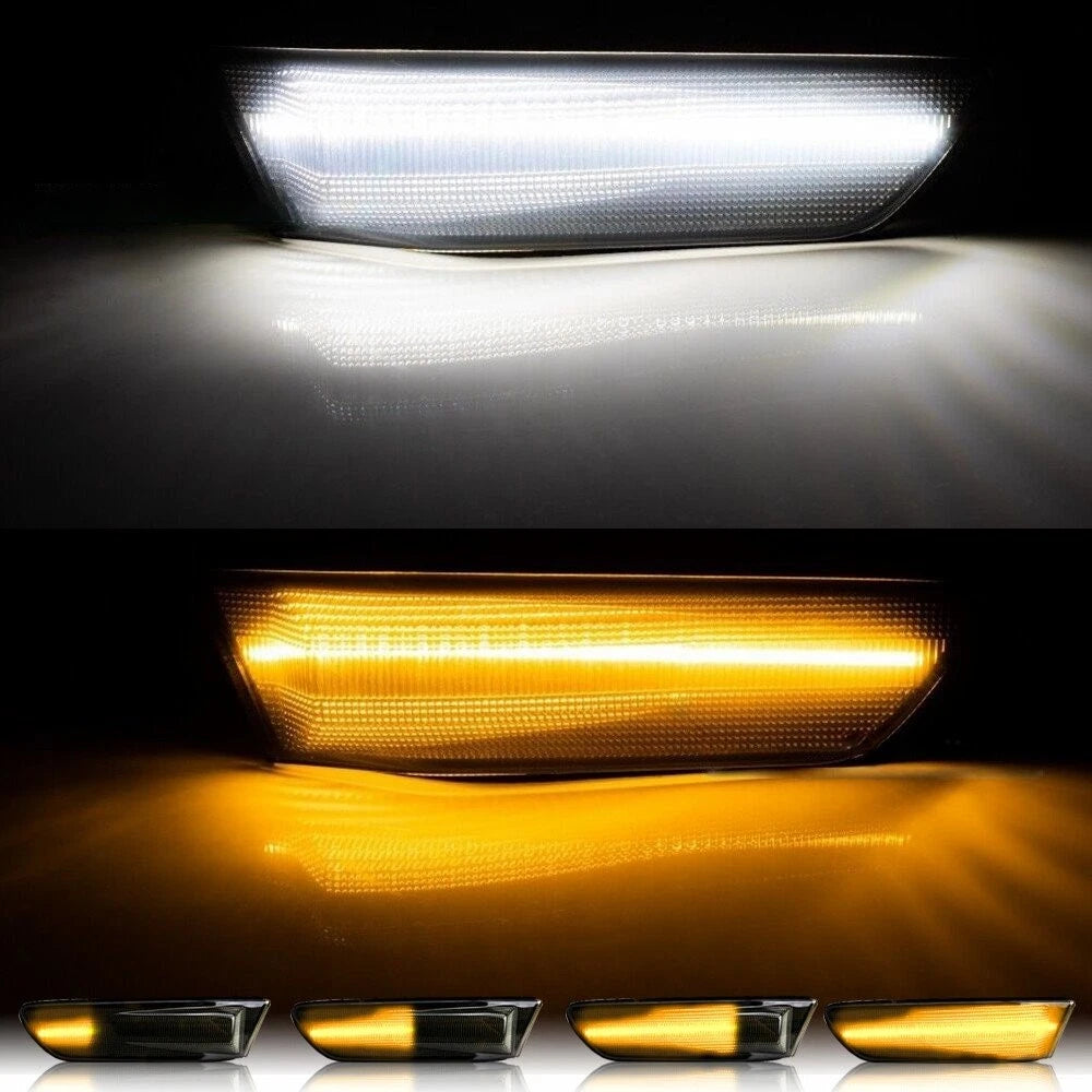 Sequential Switchback LED Marker Side Light DRL for Infiniti G35 Sedan (2003–2006)