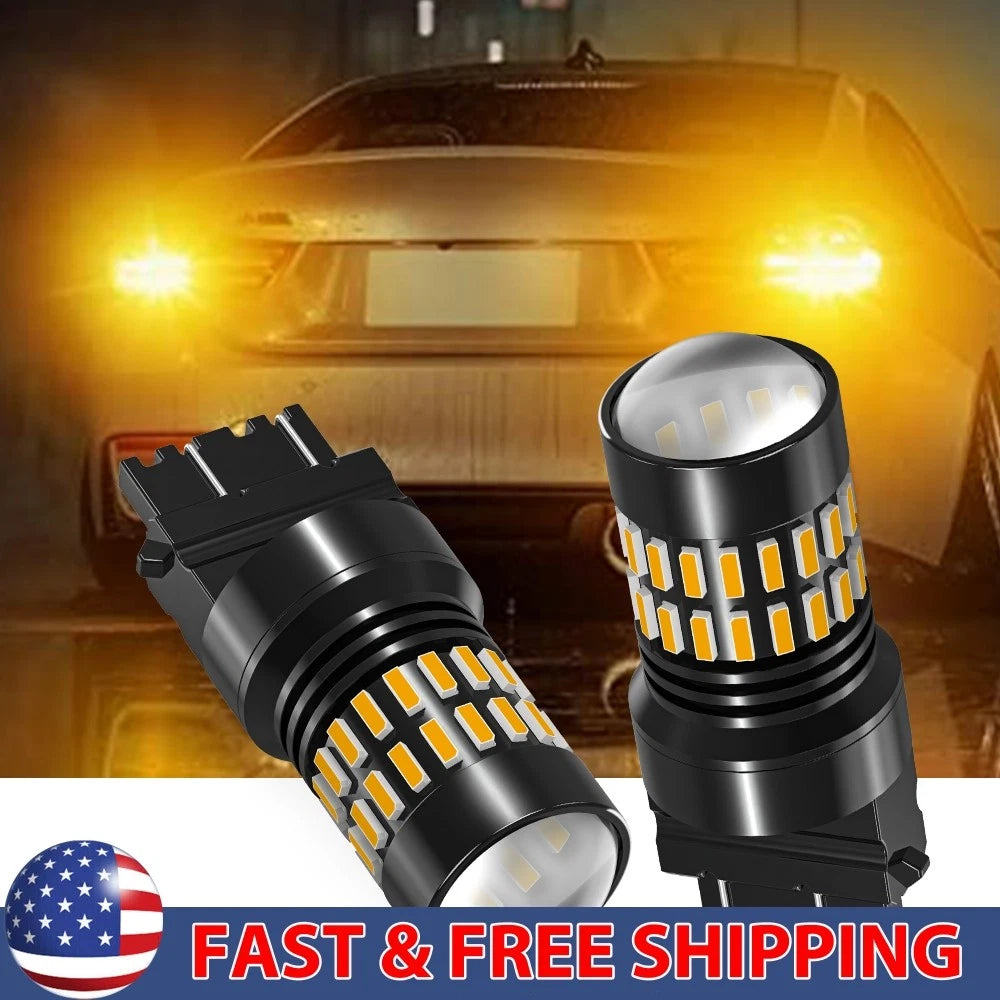2X LED Turn Signal Light Bulbs for AUXITO 4157 3156 3157