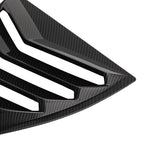 Rear Side Window Louvers for Chevy Camaro (2010–2015) Carbon Fiber ABS