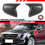 Carbon Look Side Mirror Cap Cover for Cadillac CT4 (2020–2024)