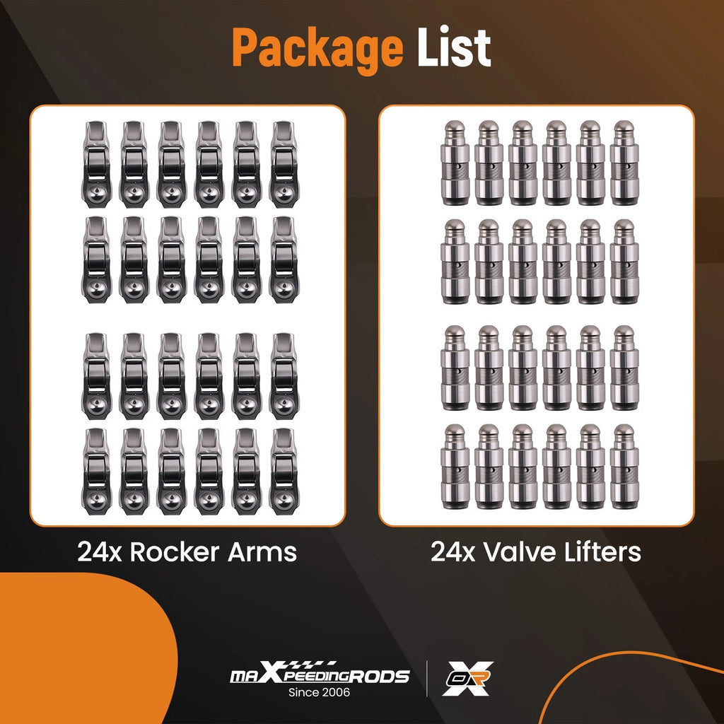 24 PCS Rocker Arms Set for Dodge Challenger Charger 3.6L (2011–2021) 5184296AF