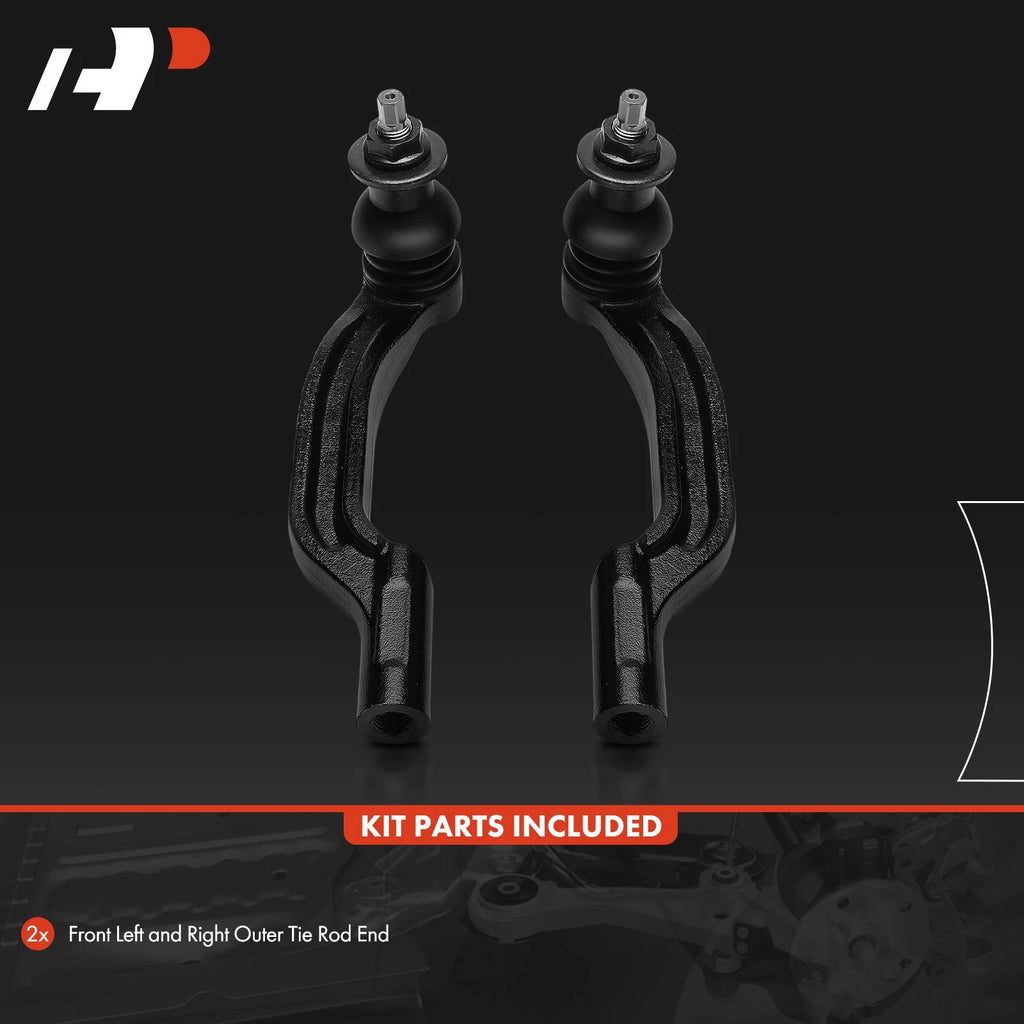 2X Front Outer Tie Rod End for Mercedes-Benz CLA250 (2020–2022)