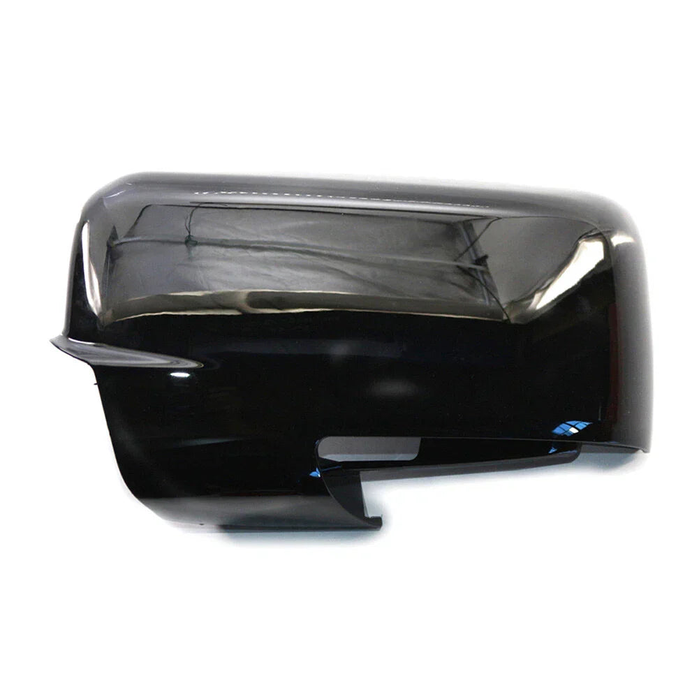Left Black Mirror Covers w/ Turn Signal Cutout for Dodge Ram 1500 (13-18)