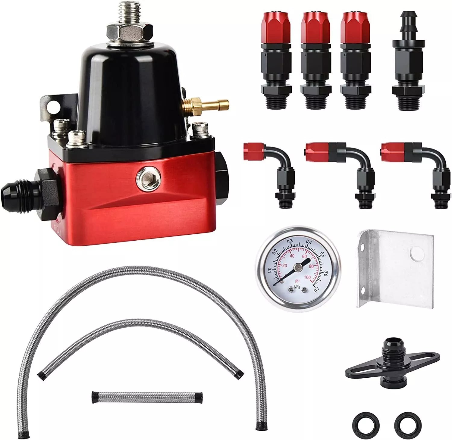 Adjustable Fuel Pressure Regulator Kit for Universal Applications