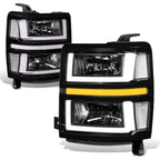 U-LED DRL Sequential Headlights for Chevrolet Silverado 1500 (2014–2015)