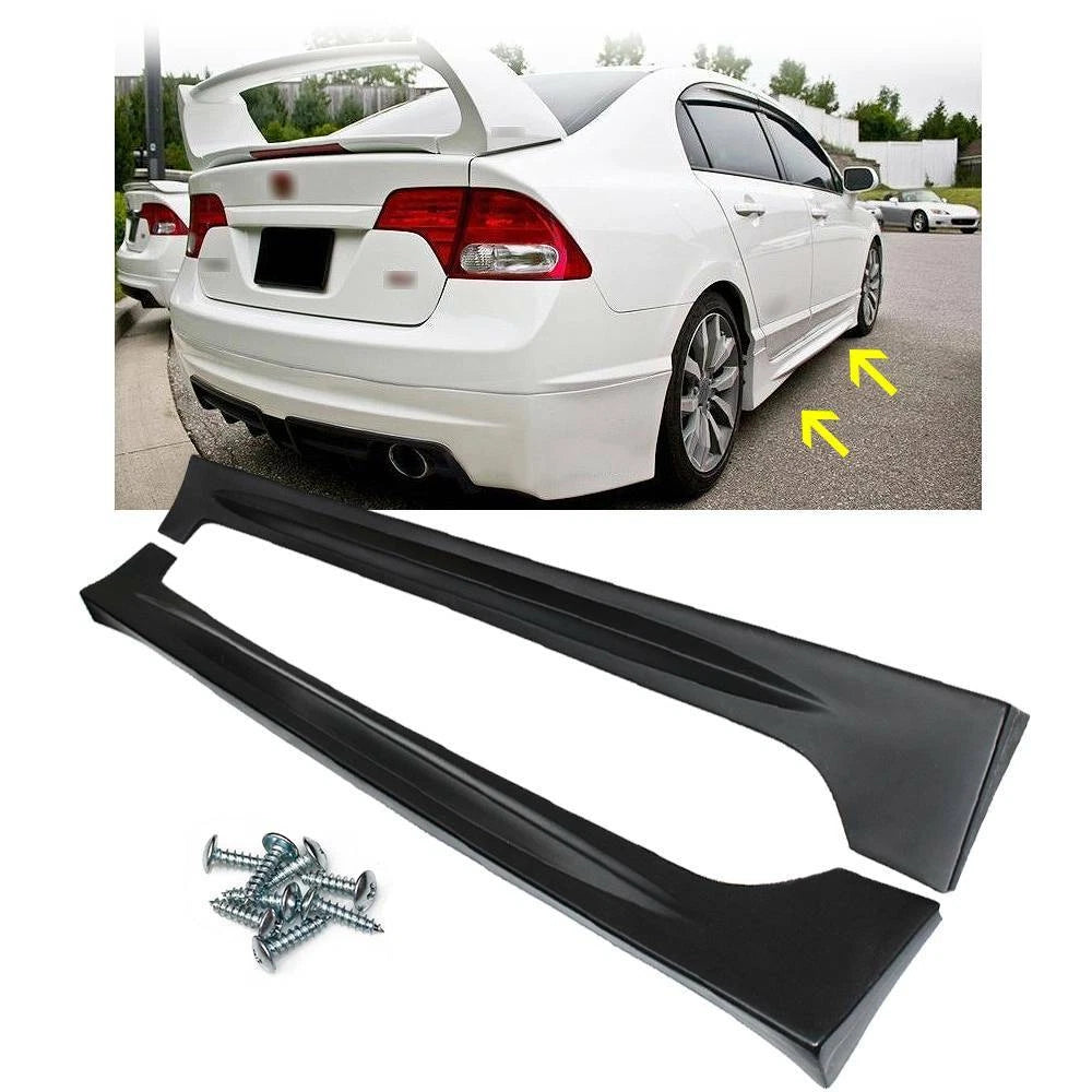 Mugen RR Style Side Skirts for Honda Civic Sedan (2006–2011)
