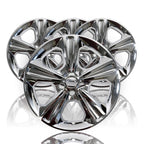 4 New 17" Chrome Wheel Skins Hub Caps Full Alloy Covers for 2013-16 Ford Escape