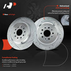Drilled Brake Rotors for Ford Explorer, Flex, Lincoln MKS (2009–2019)