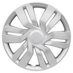 Set of 4 Wheel Covers 15 Inch Replacement for 2015–2018 Honda Fit Silver