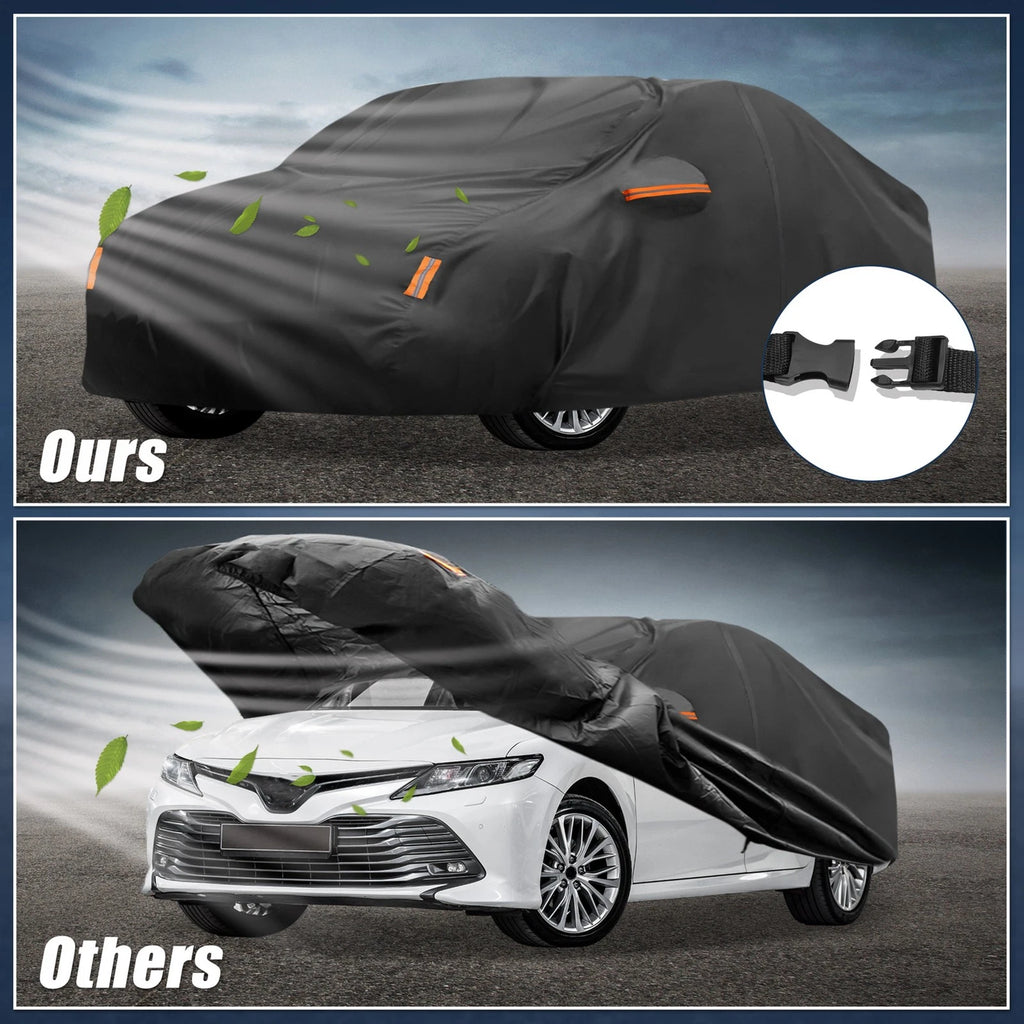 Waterproof Car Cover for Toyota Camry (2007–2022) 210D-PU Oxford, Zippered