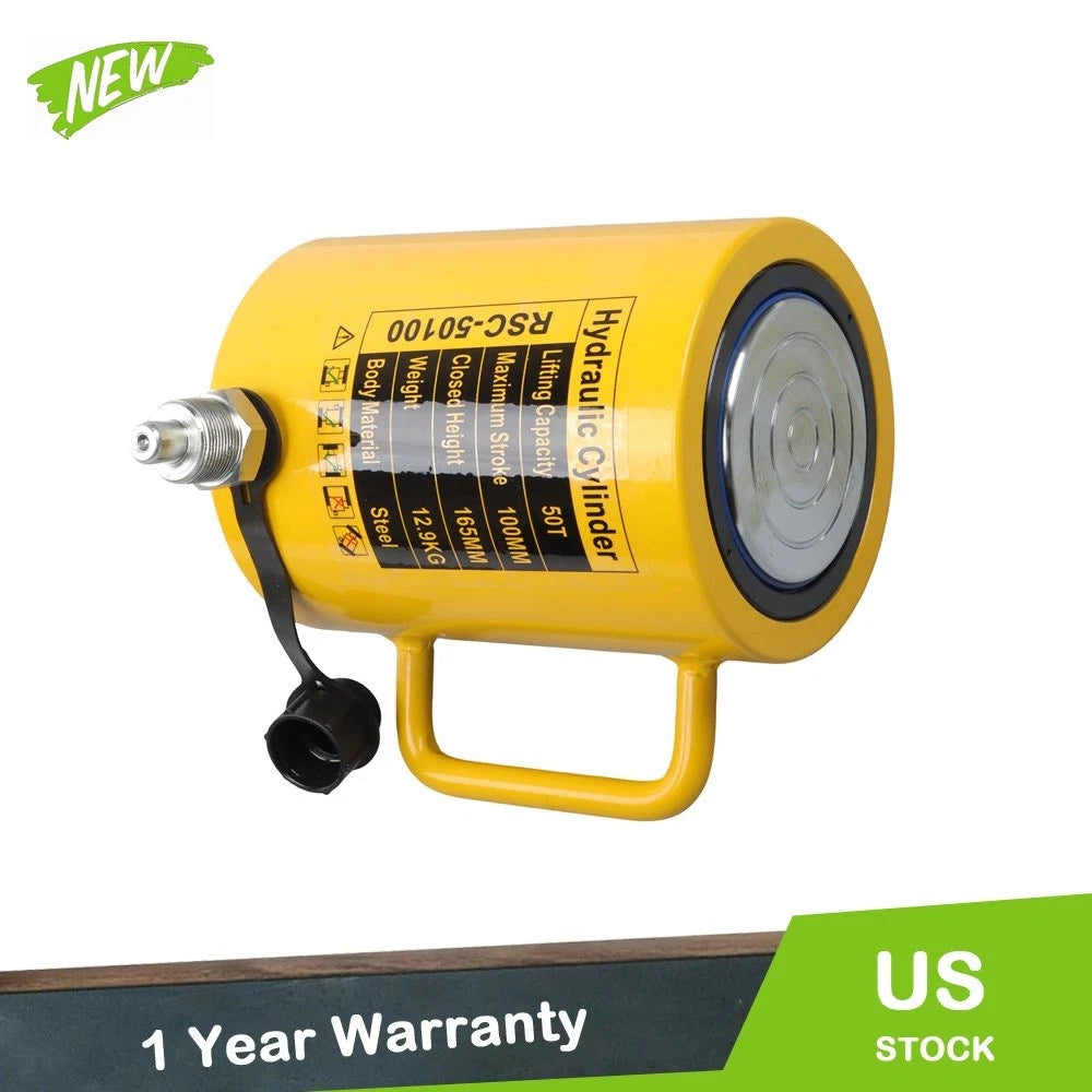 4 Inch Hydraulic Ram Cylinder for Heavy-Duty Applications (100 mm Stroke)