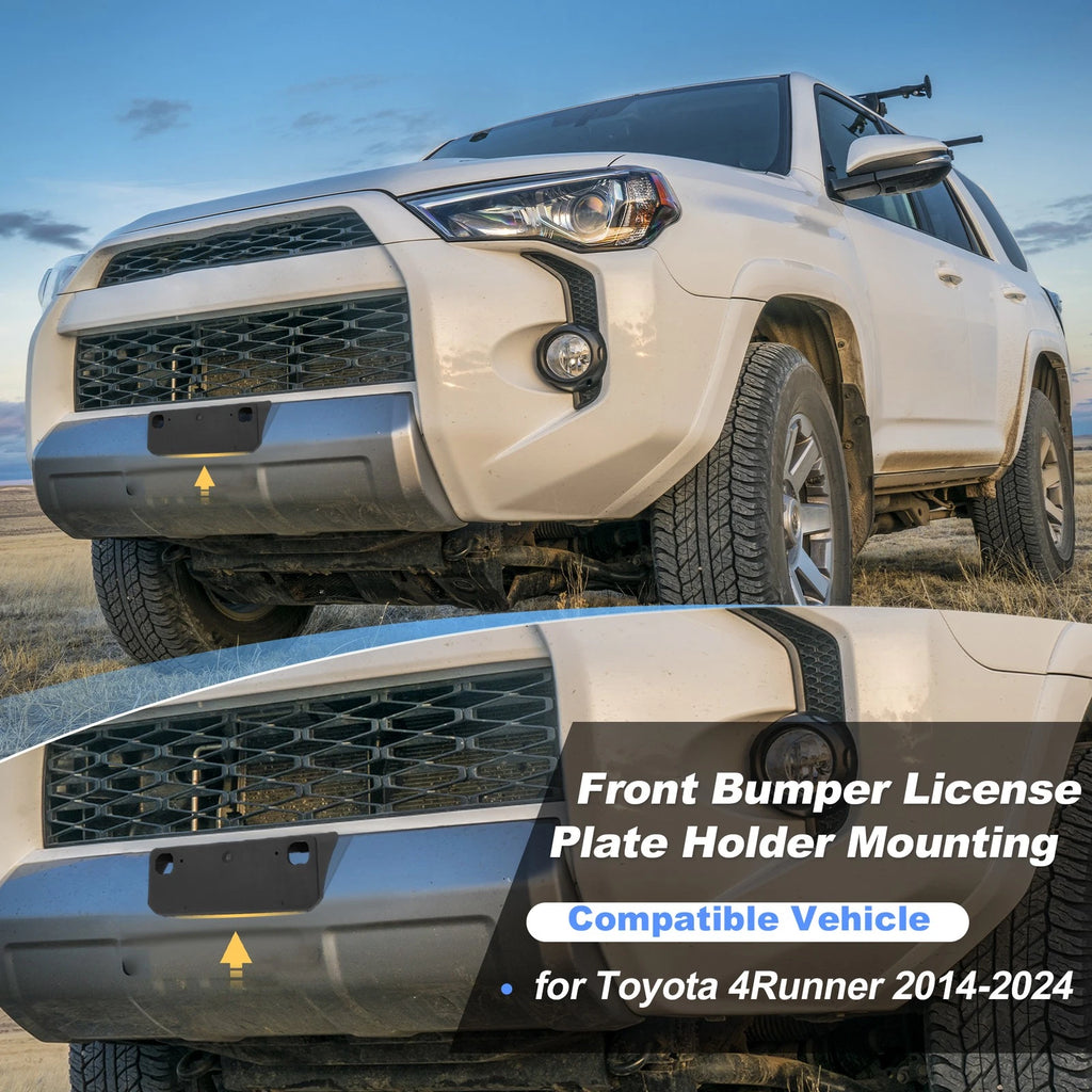 Front License Plate Bracket for Toyota 4Runner (2014–2024) No. 5211435040/TO1068130