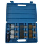 Wire Brush Set for Drill for Brass Steel Nylon (1/4" Hex Shank, 8–19mm)