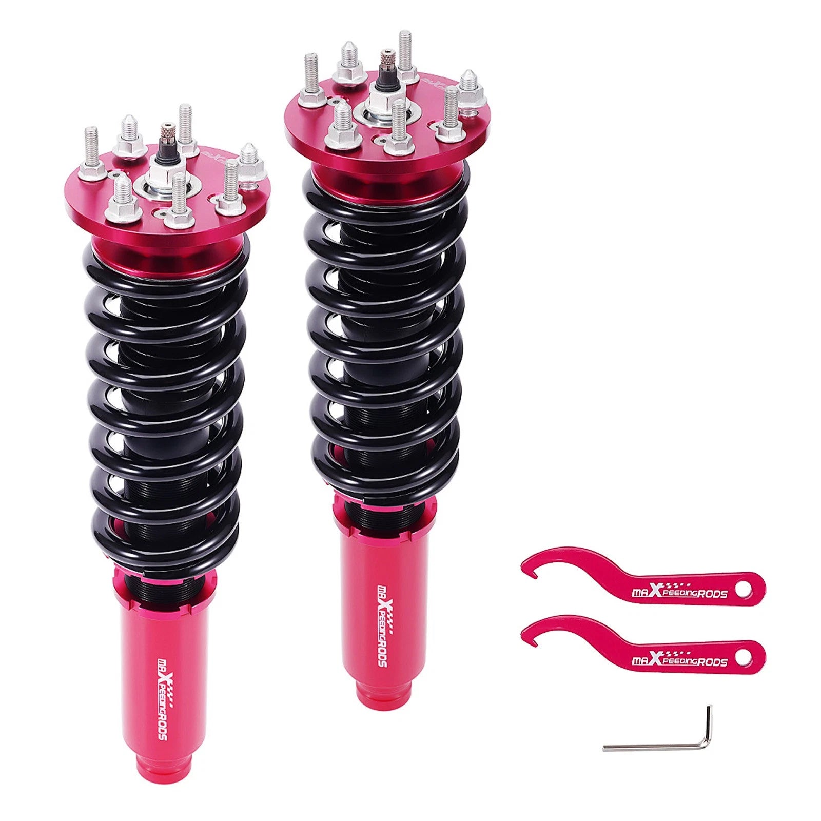 2X Adjustable Coilover Lowering Kit for Honda Accord (2003–2007)