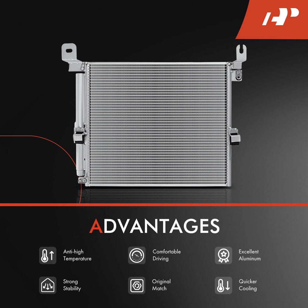 A/C Condenser with Bracket and Receiver Drier for Toyota Tacoma (2012–2015)