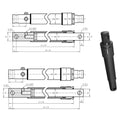 Snow Cylinder for Hercules Snow Plow (2010–2023) 2500 PSI 1510-0625
