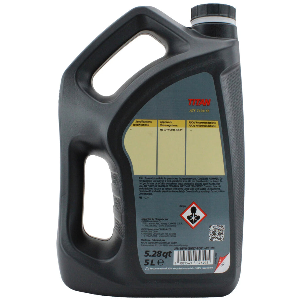 Fuchs TITAN ATF 7134 FE Automatic Transmission Fluid 5L for Mercedes Benz
