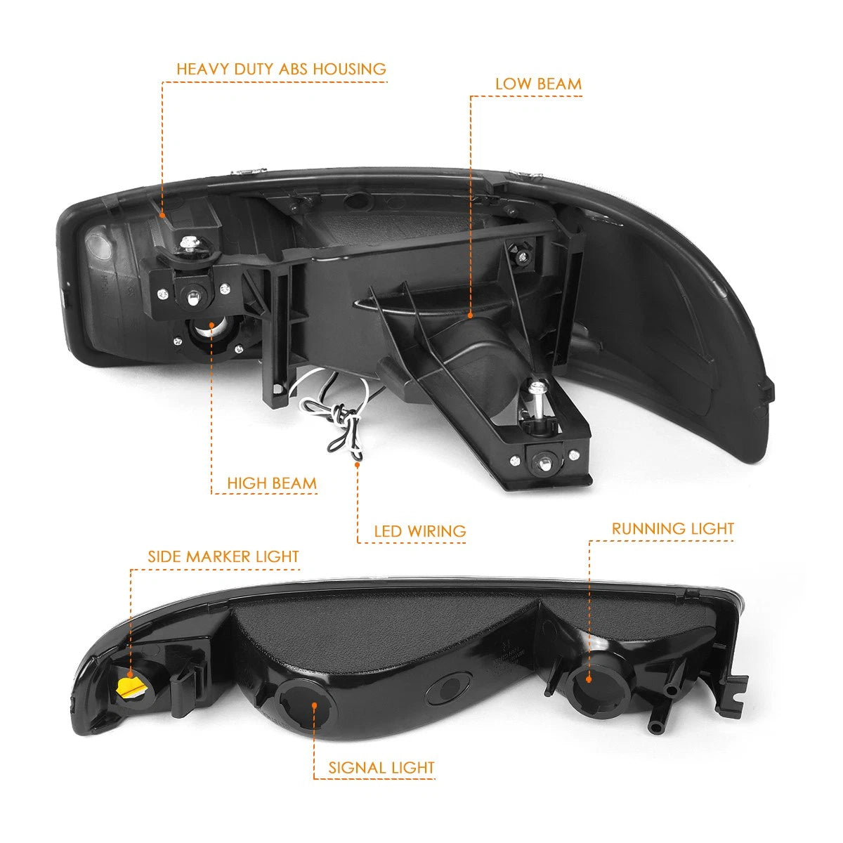 HID Projector Headlight for BMW 528i 535i 550i M5 (2011–2013)