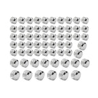 62X Chrome Engine Bolt Caps for Harley Touring Road King Street Glide (17-24)