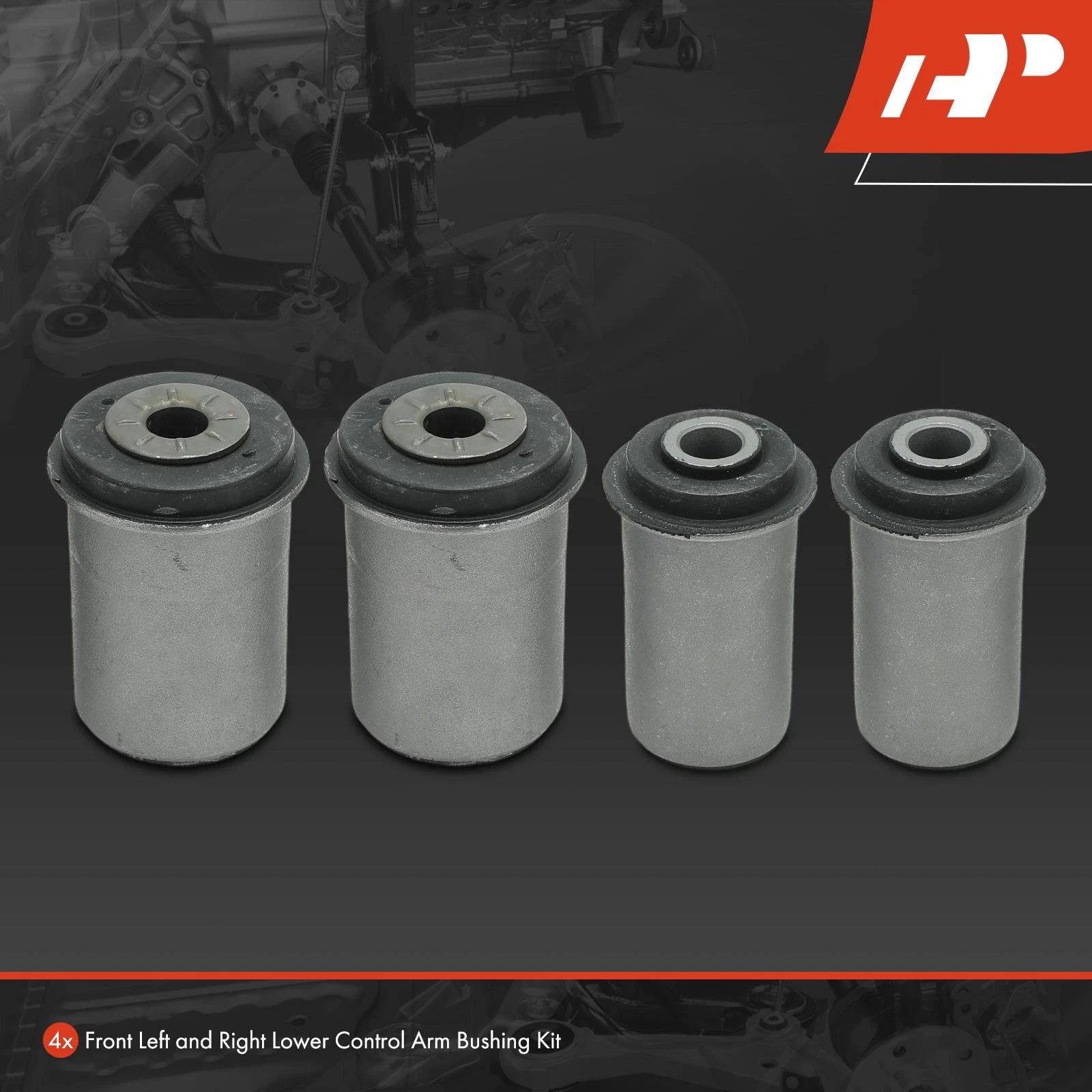 Set of 4 Front Lower Control Arm Bushings for Ford F-150 (1997–2003)