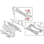 10 Pcs Cowl Panel Retainer Clips for Subaru WRX Legacy (2008-2021)