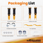 24 Step Adjustable Coilovers for Honda Acura Integra Civic del Sol CRX